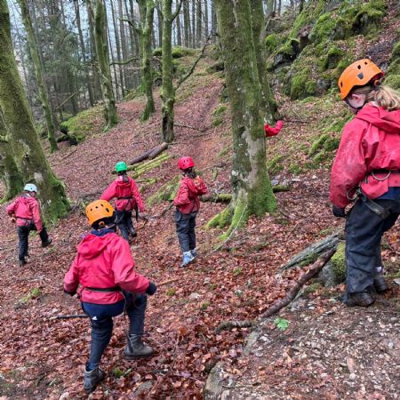 Miss Roseaman's group (mon): rock climbing