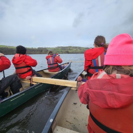 Miss Gogerly and Miss Clarke's group (wed): canoeing and gorge walking